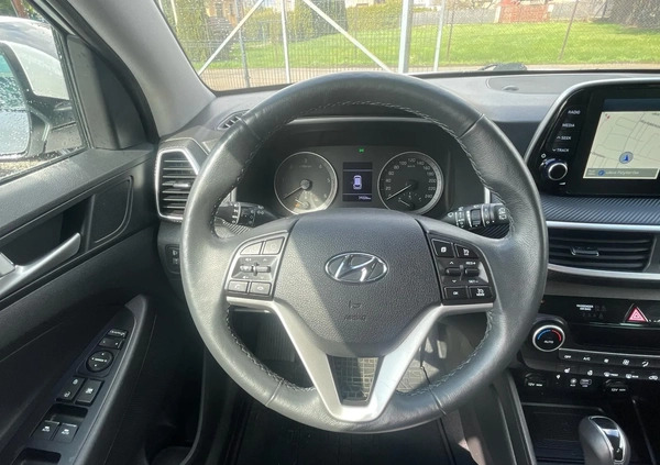 Hyundai Tucson cena 99900 przebieg: 39200, rok produkcji 2019 z Pogorzela małe 466